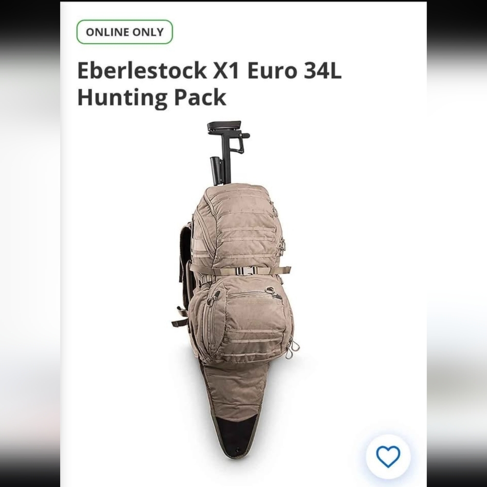 Eberlestock X1 Euro 34L Hunting Pack